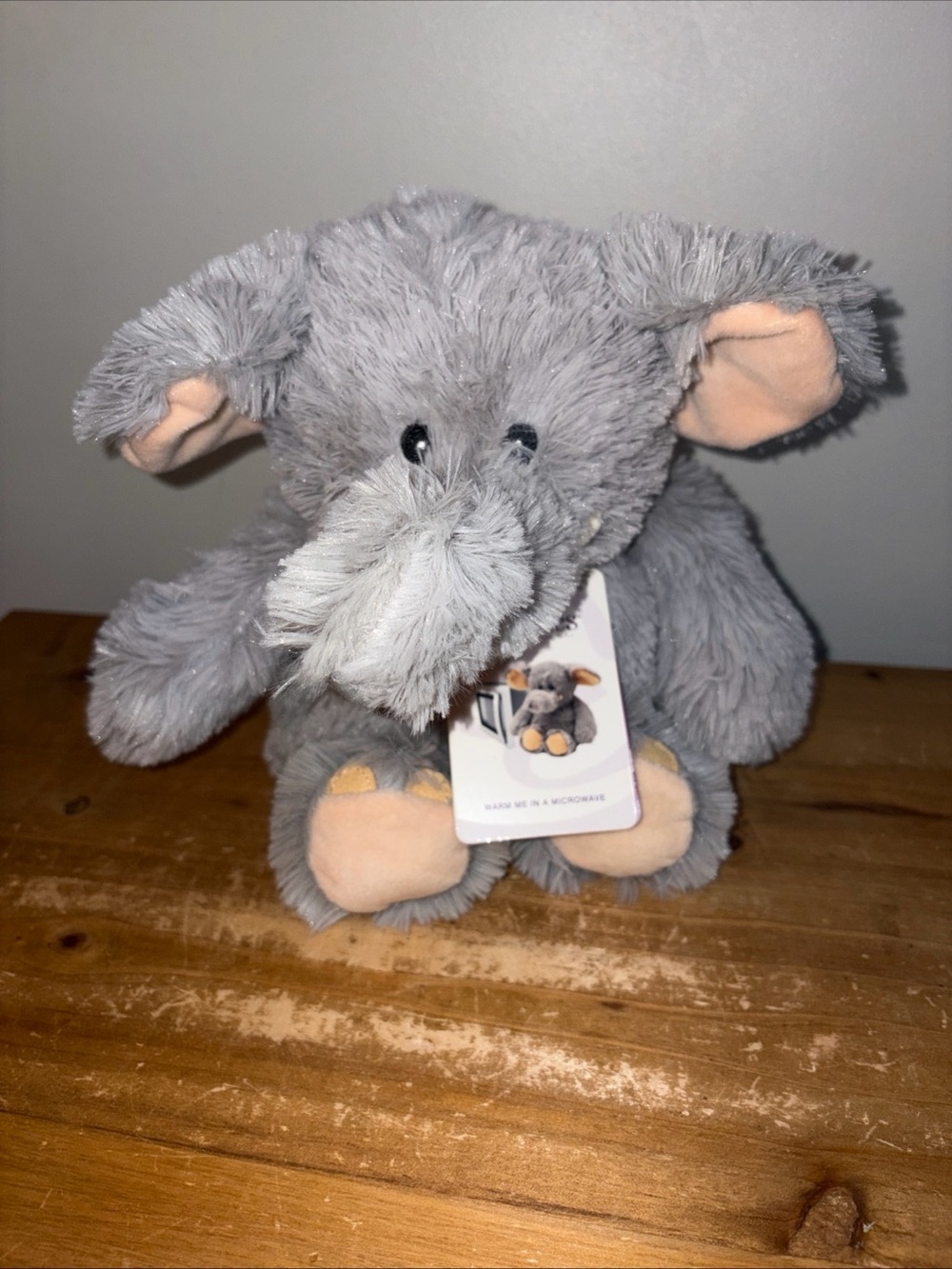 Warmies Elephant Heatable and Coolable Weighted Stuffed Animal Plush-Brand new